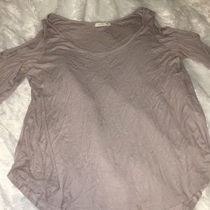 Nordstrom brand cold shoulder flow shirt